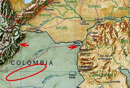 Mapa del Dorado