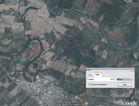 Medida río