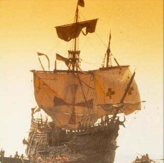 Velas de las carabelas de Cristóbal Colón