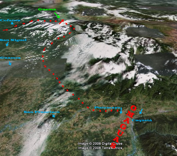 Verdadera ruta de Gonzalo pizarro