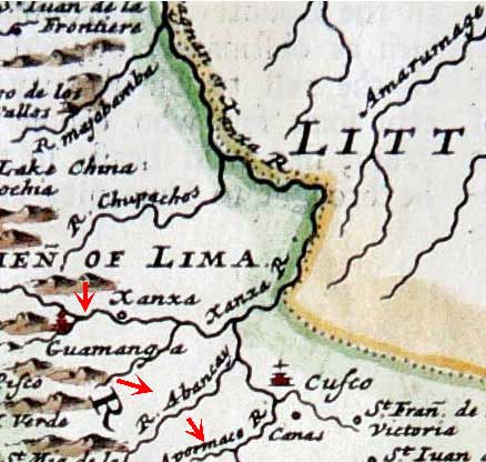 Rios Guamanga, Apurima y Abancay