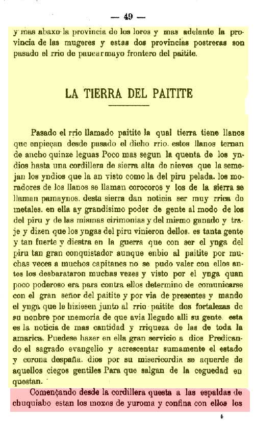 La tierra de Paitite