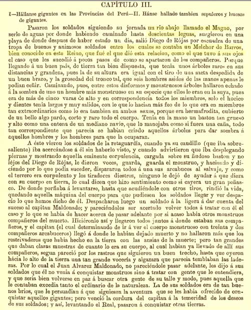 Texto de Fray Pedro Simón